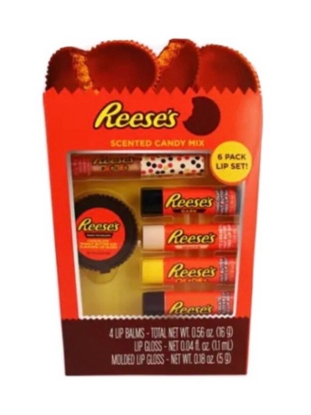Reese’s Scented Lip Balm  & Gloss Variety Pack - (6ct)